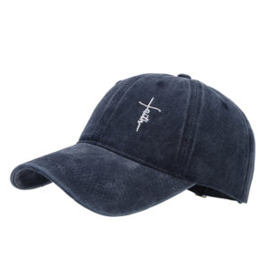 Custom Algodón Bordado Letras 6-Panel Gorra De Béisbol Con Logotipo