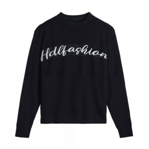 OEM & ODM Men's Cotton Jacquard Pullover Knitted Jumper