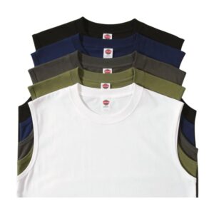 Qualität 100% Baumwolle O-Ausschnitt Druck Fitness Tank Top für Männer