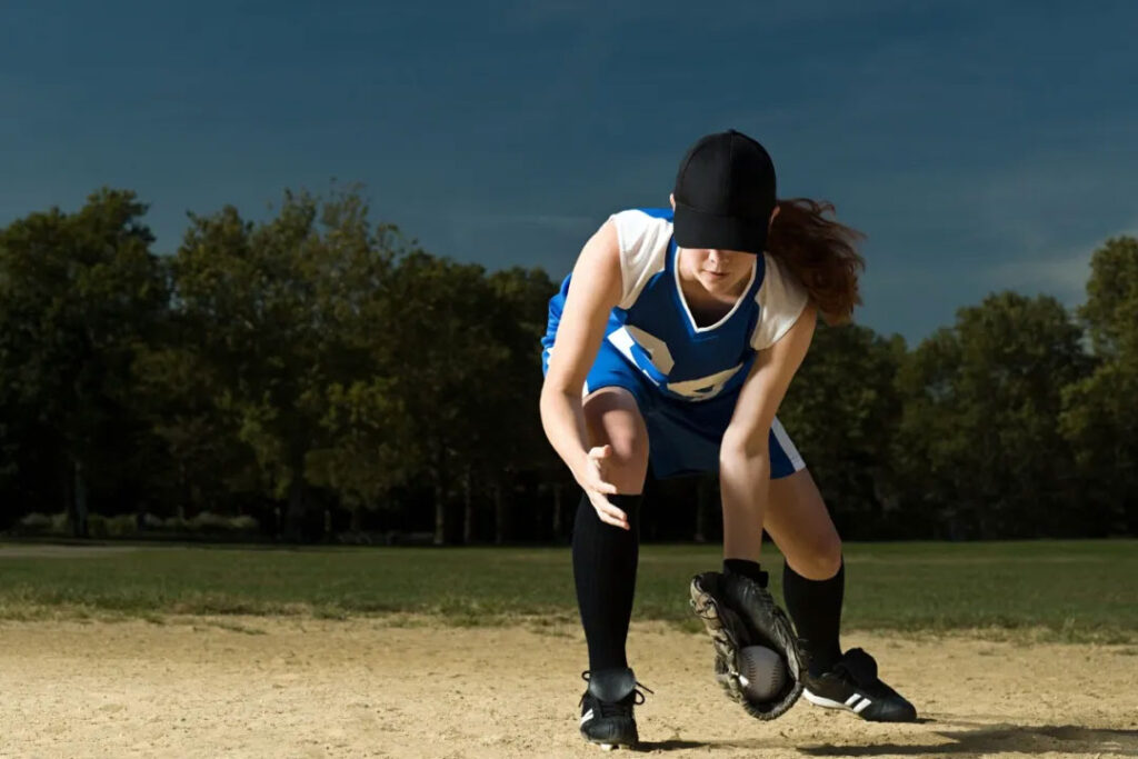 ∆ Photo of a girl wearing a baseball cap