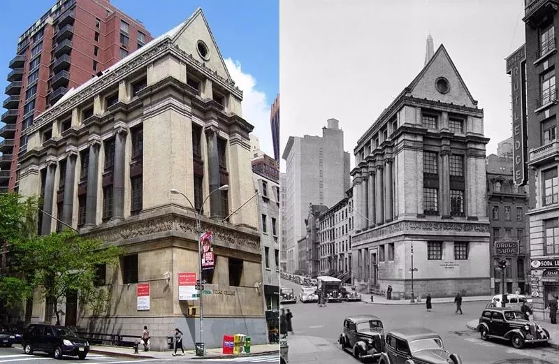 La tienda de Nueva York se encuentra en un antiguo edificio construido en 1908