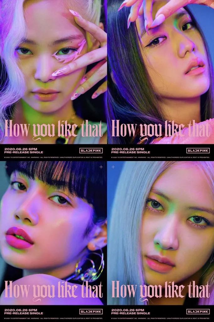 ▲Le maquillage unique dans "HOW YOU LIKE THAT"