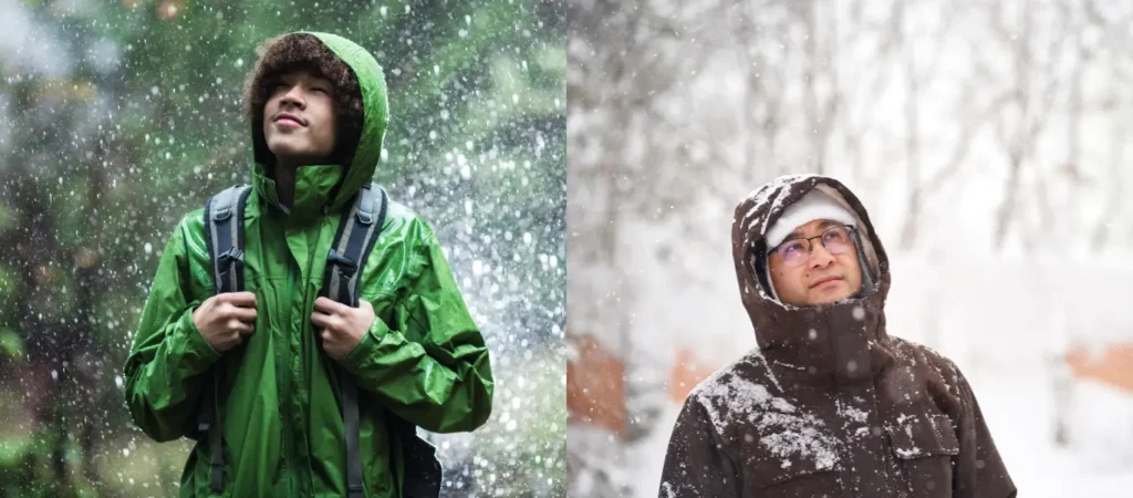 Características das jaquetas impermeáveis