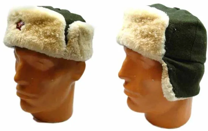 White fur Finnish cap