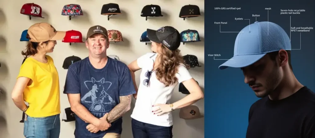 Tipos de gorras de béisbol