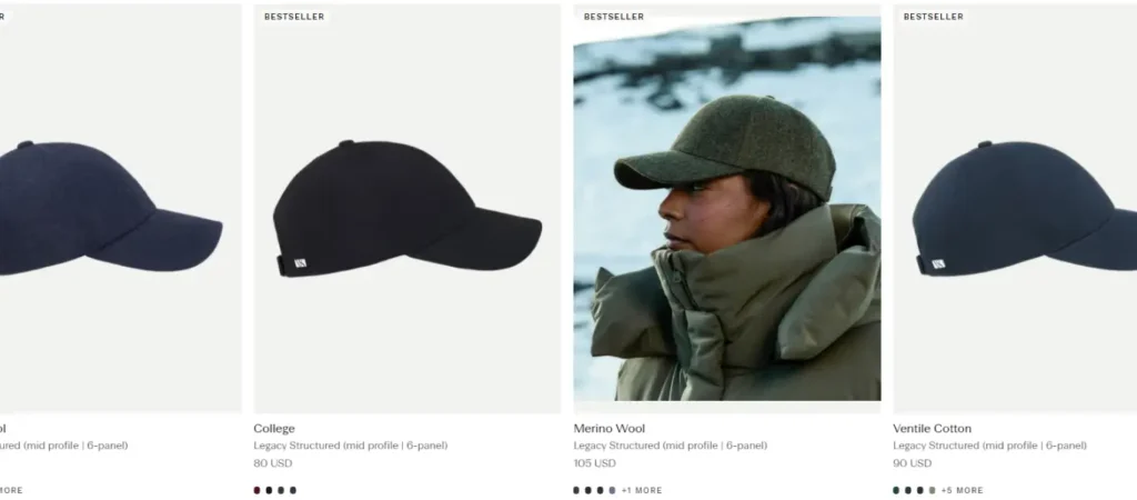 Кепки Varsity Headwear