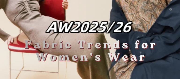 Тенденции в тканях для женской одежды AW 202526 Sneak Peek