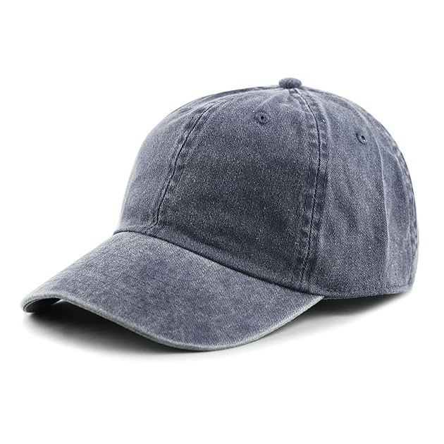 Gorra con lavado enzimático