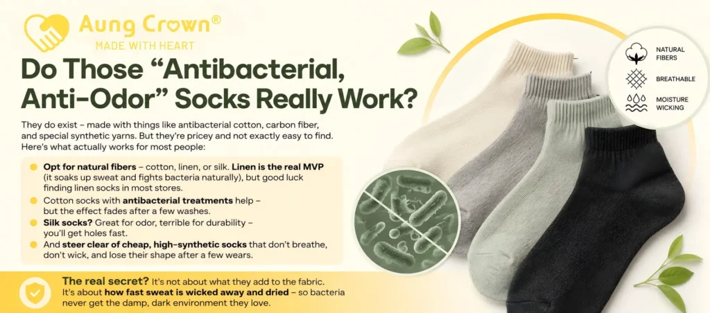 Antibacterial socks