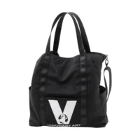 Custom Black Print Utility Tote Bag AC-B01